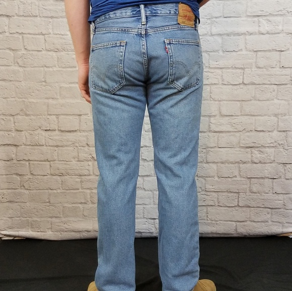 Levi's Other - Levi's Jeans Straight Fit 501 31 x 30 Blue EUC